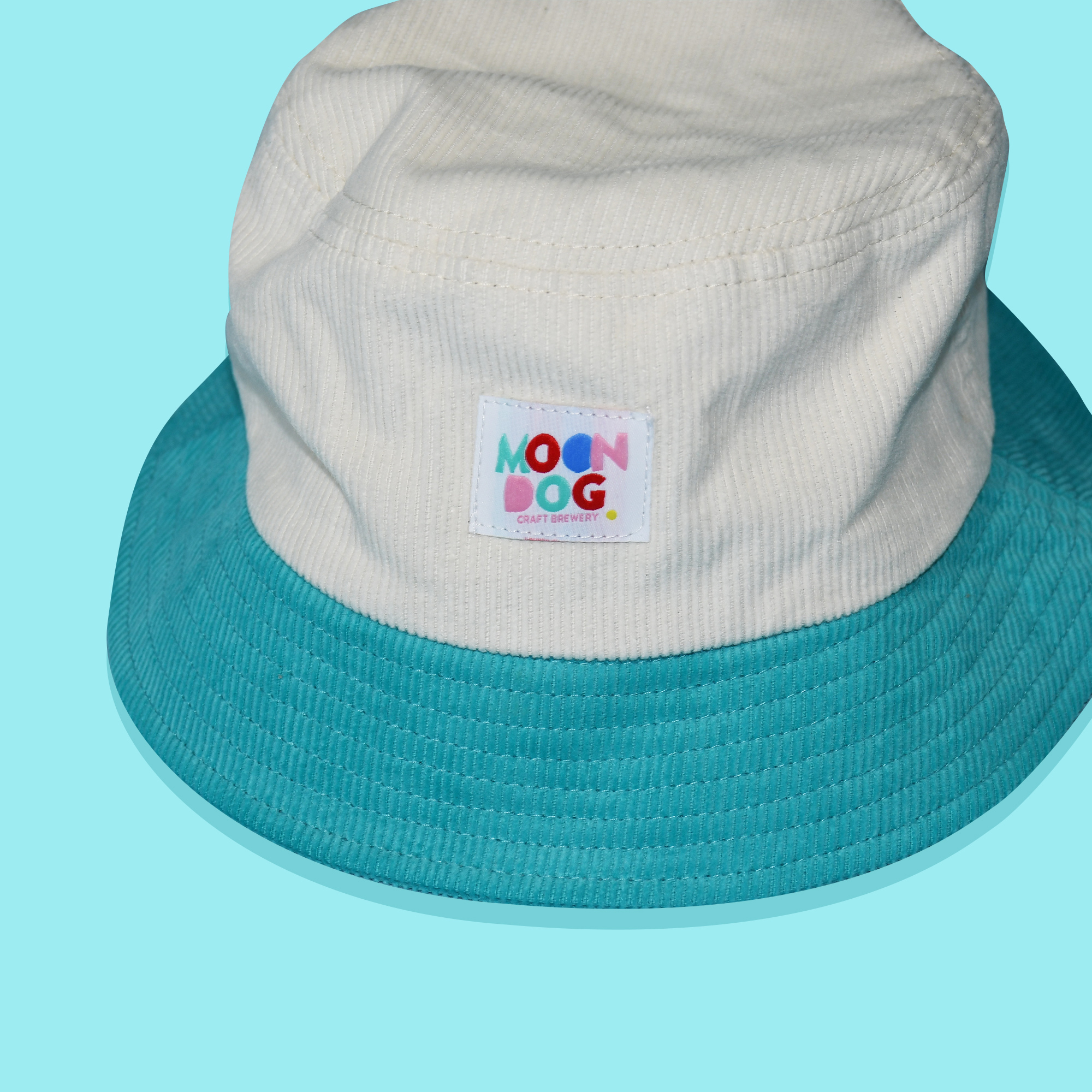 Colour Block Corduroy Bucket Hat