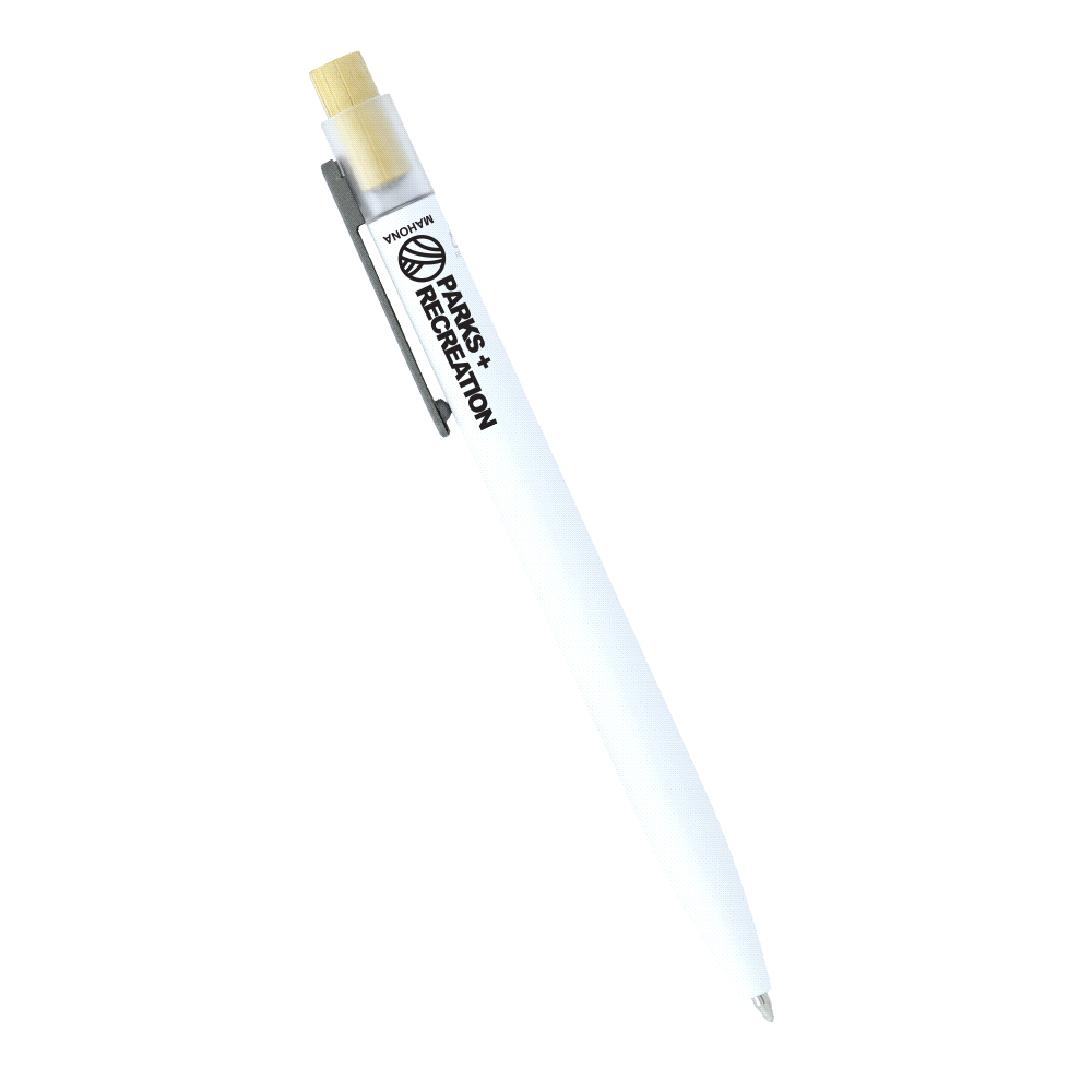 Recycled Aluminium Pen w/ Bamboo Clicker