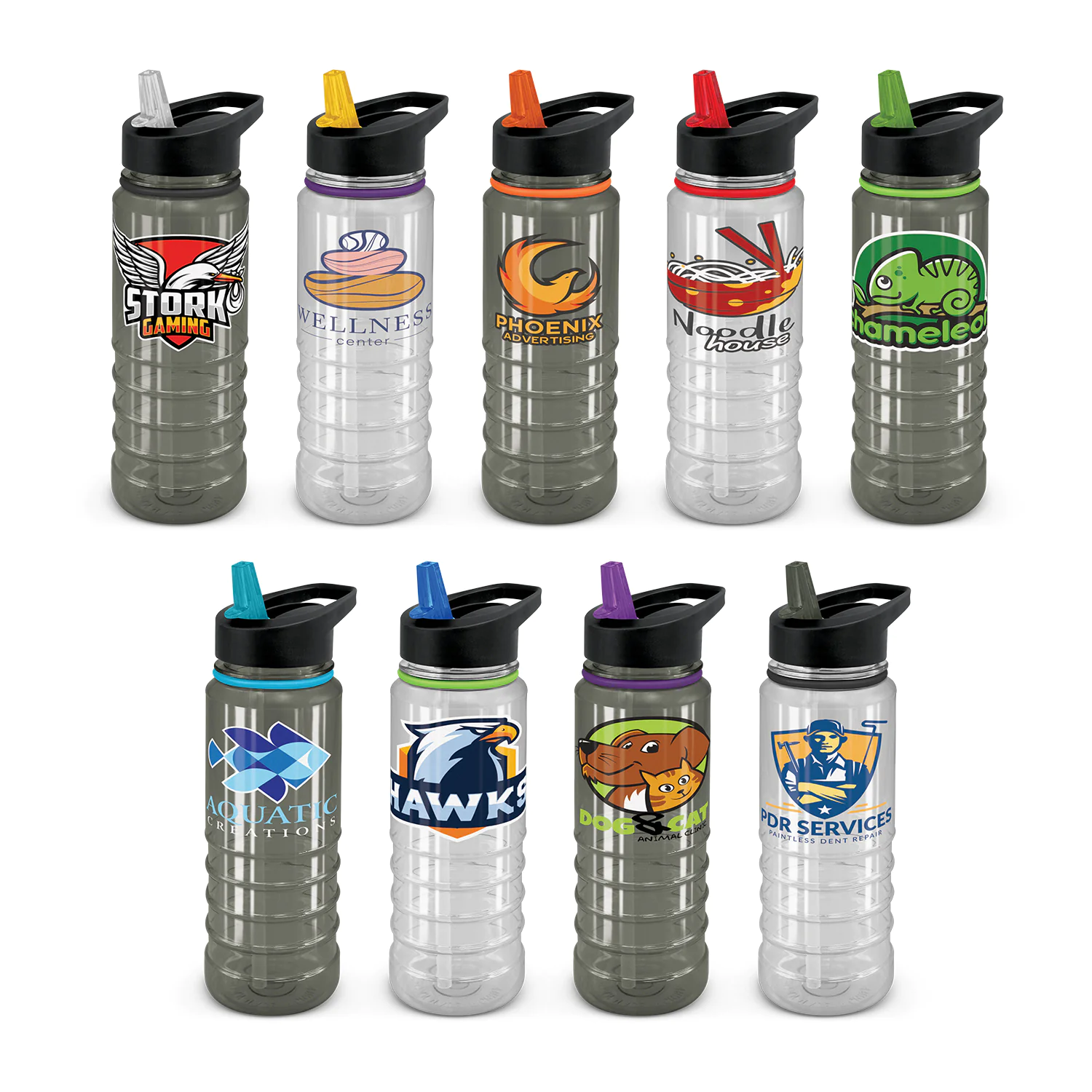 Triton Elite Bottle – Clear and Black