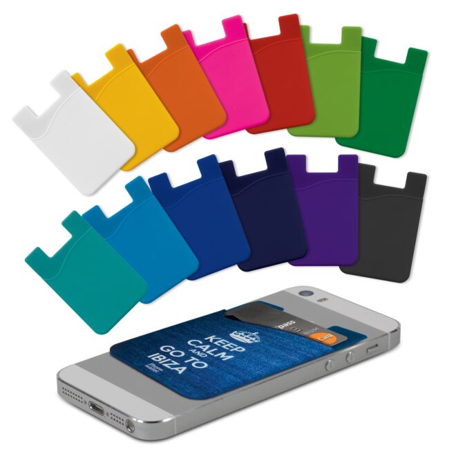 Silicone Phone Wallet – Full Colour