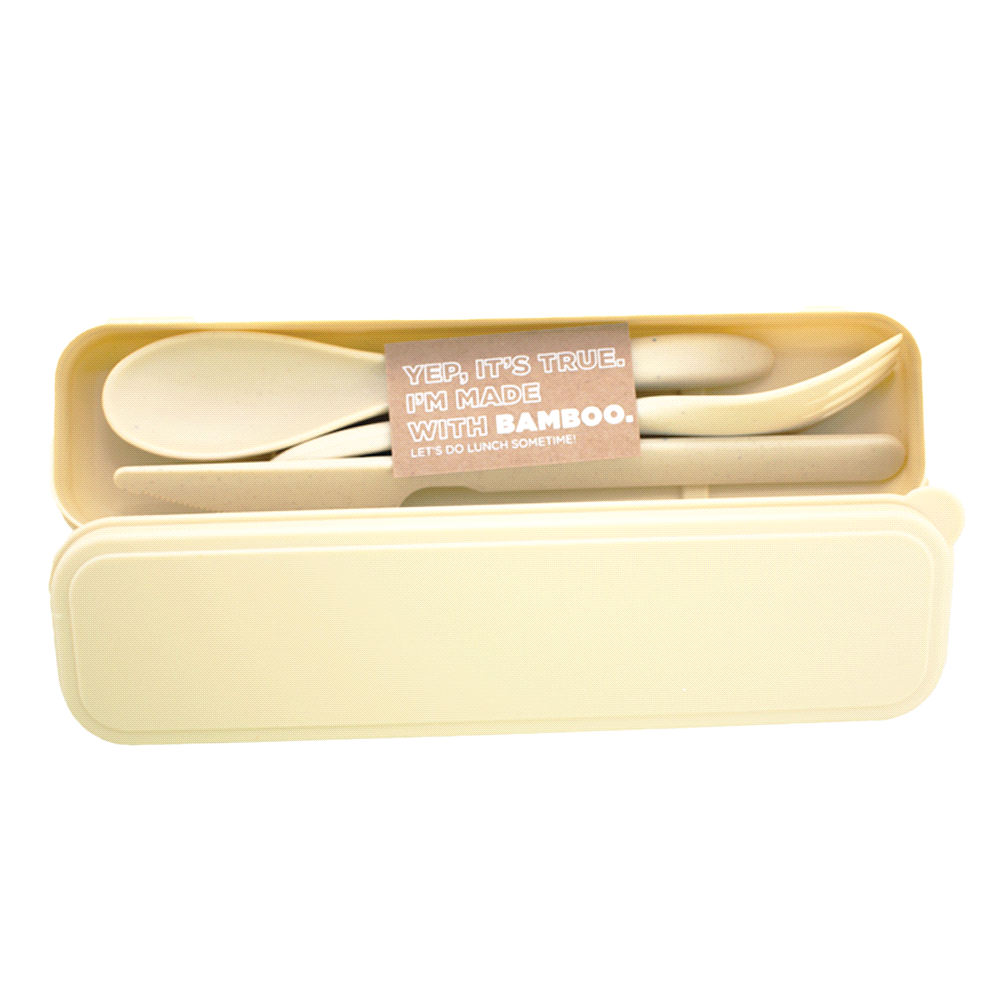 Bamboo Fibre Cutlery Set