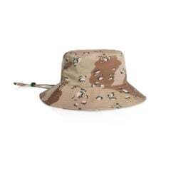 Wide Brim Camo Bucket Hat
