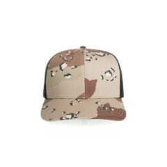 Mesh Contrast Camo Cap
