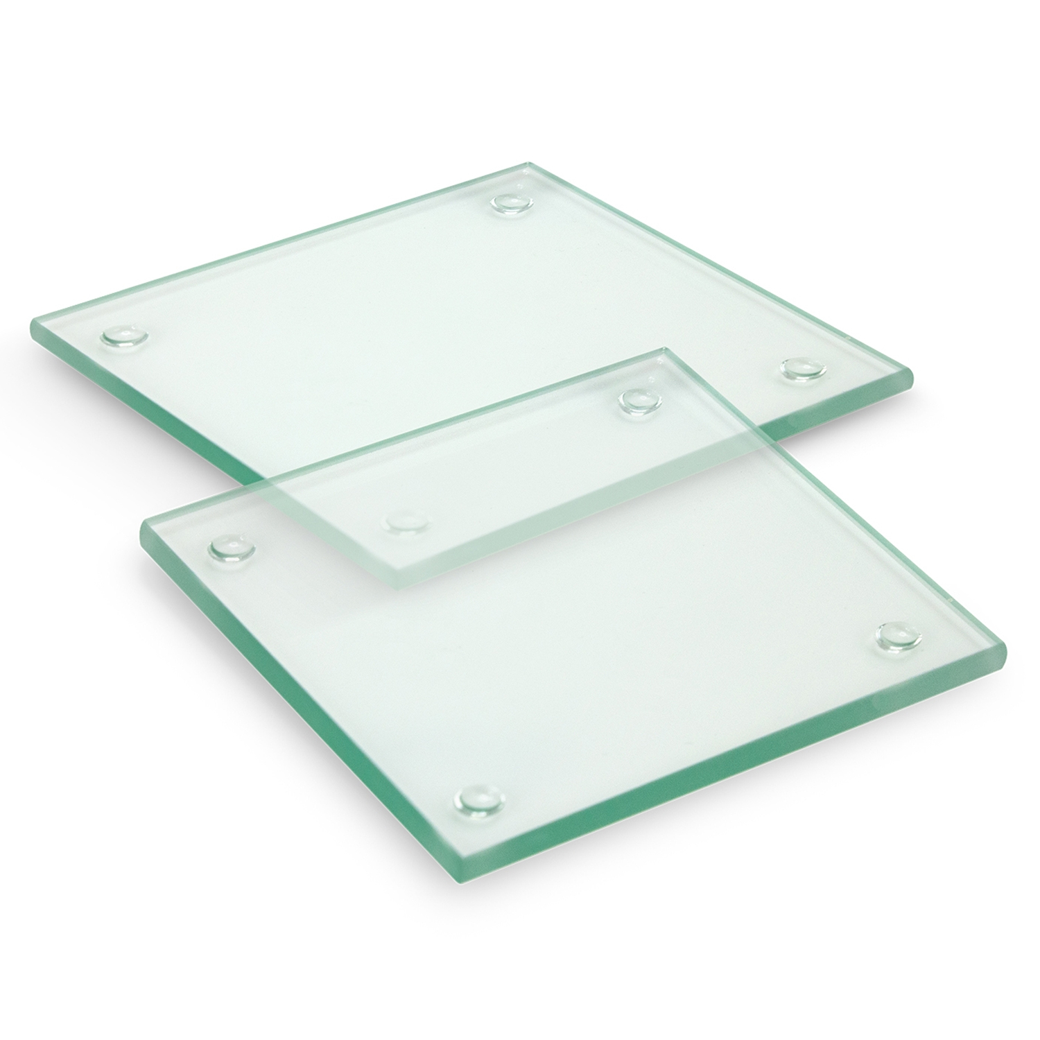 Venice Glass Coaster Set of 2 Square – Full Colour
