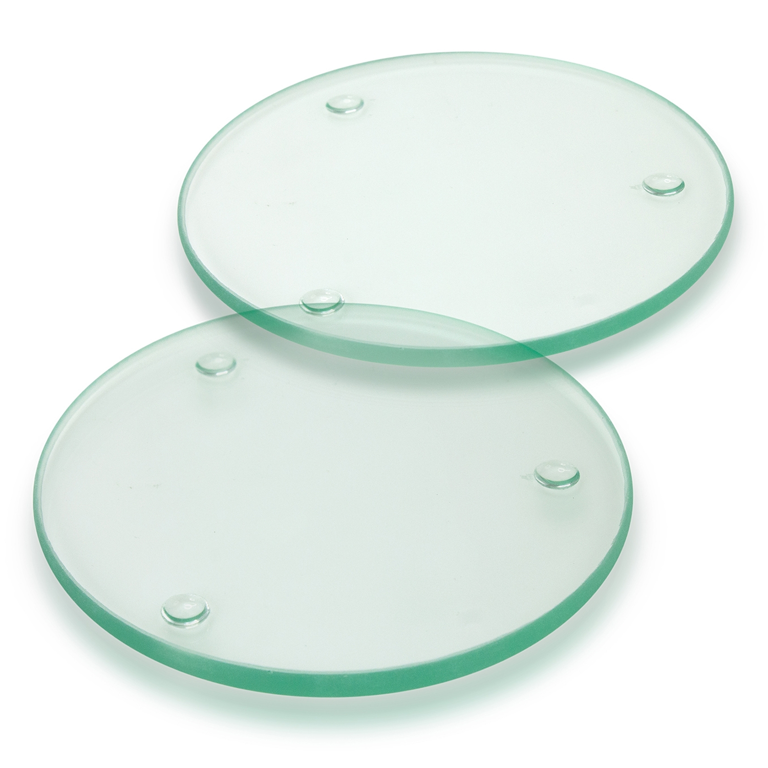 Venice Glass Coaster Set of 2 Round – Full Colour