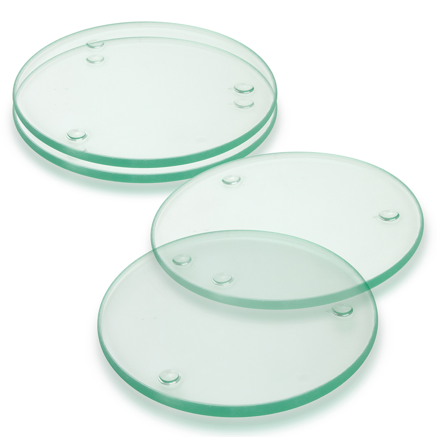 Venice Glass Coaster Set of 4 Round – Full Colour