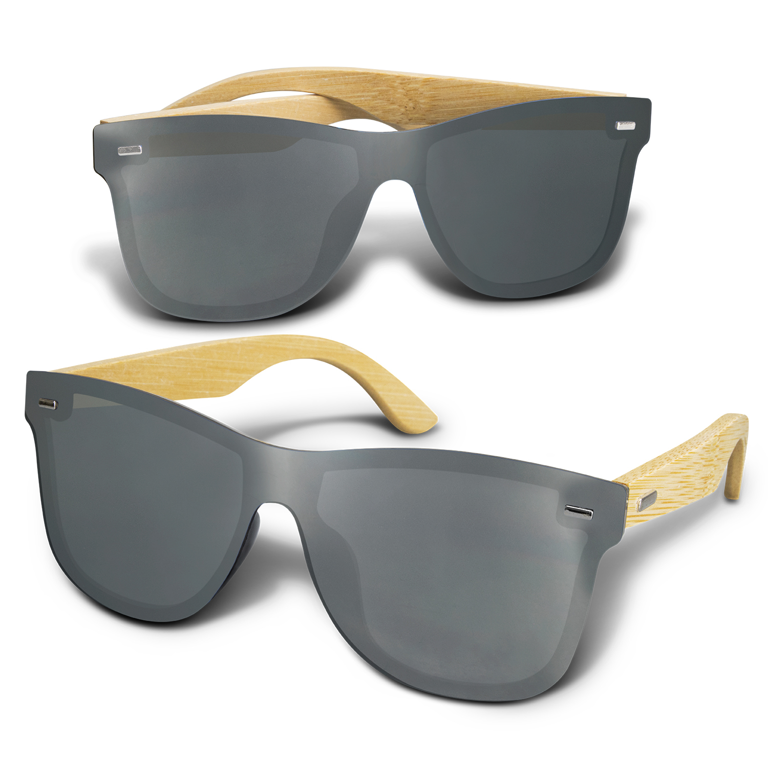Ryder Mirror Lens Sunglasses – Bamboo