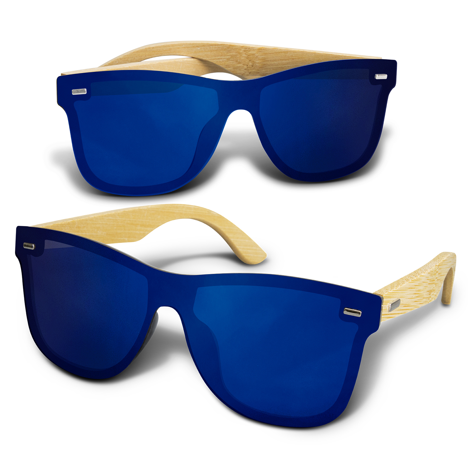 Ryder Mirror Lens Sunglasses – Bamboo