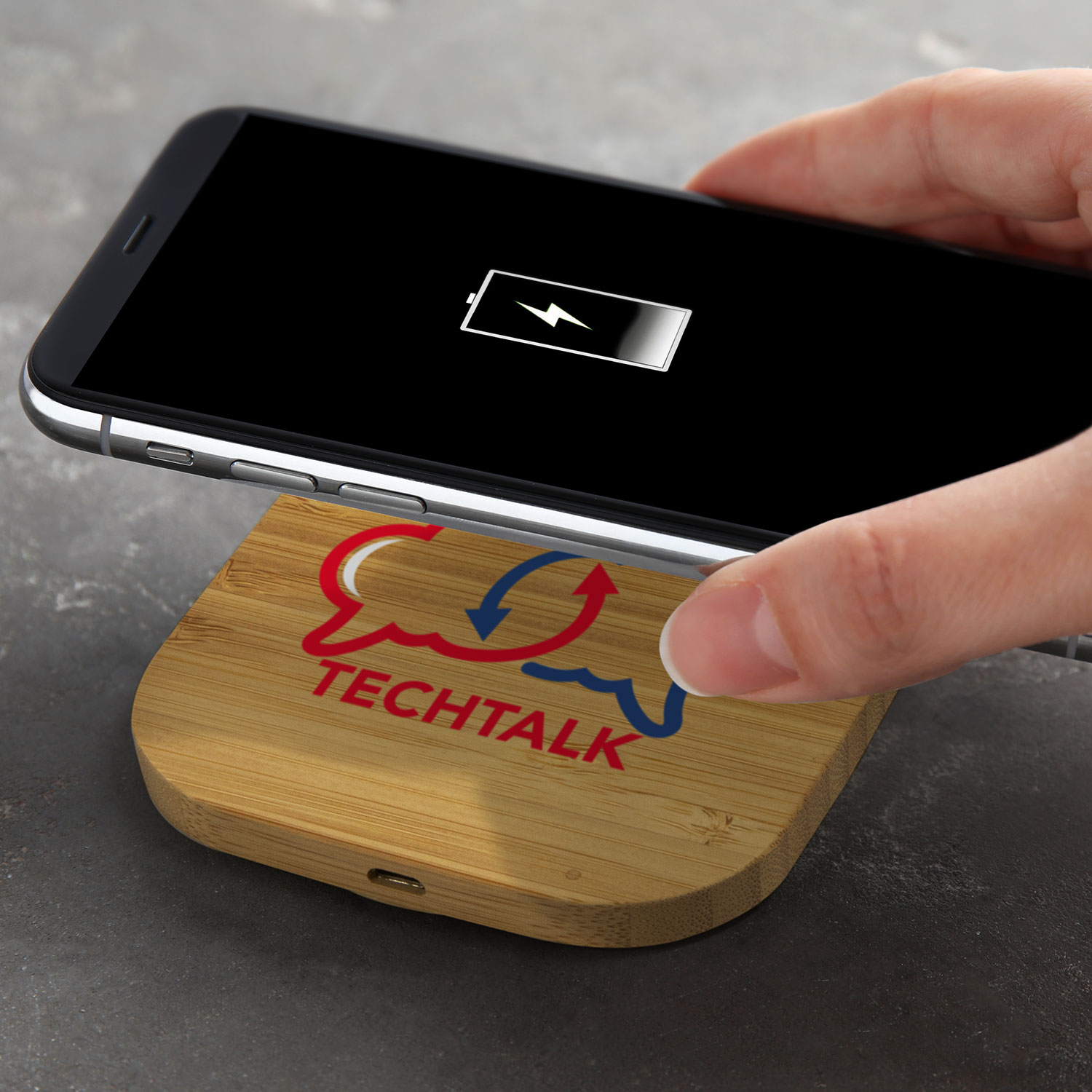 Vita Bamboo Wireless Charger – Square