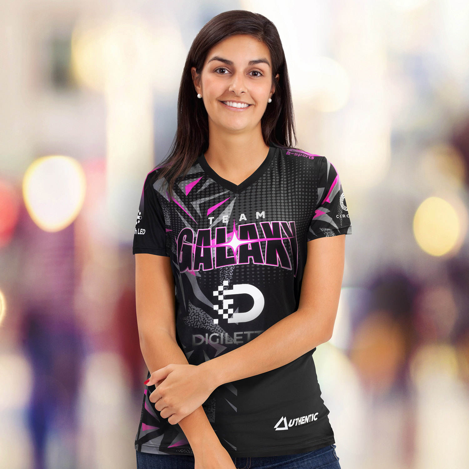 Custom Womens Sports V-Neck T- Shirt - Good Things Australia