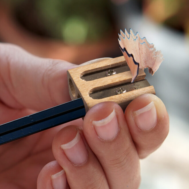 Wooden Pencil Sharpener