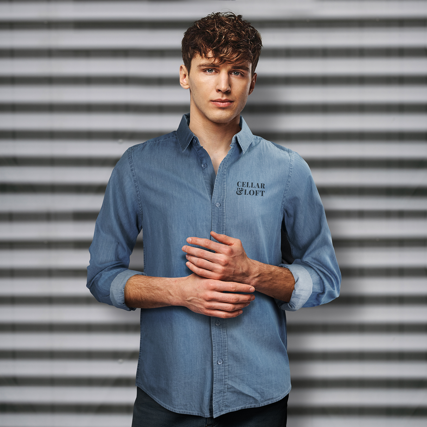 TRENDSWEAR Chester Men’s Denim Shirt