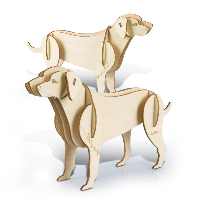 BRANDCRAFT Dog Wooden Model