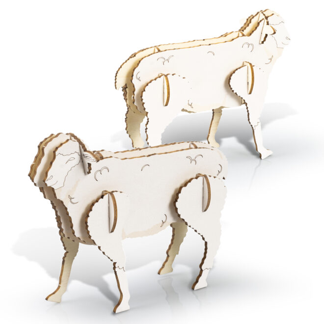 BRANDCRAFT Sheep Wooden Model