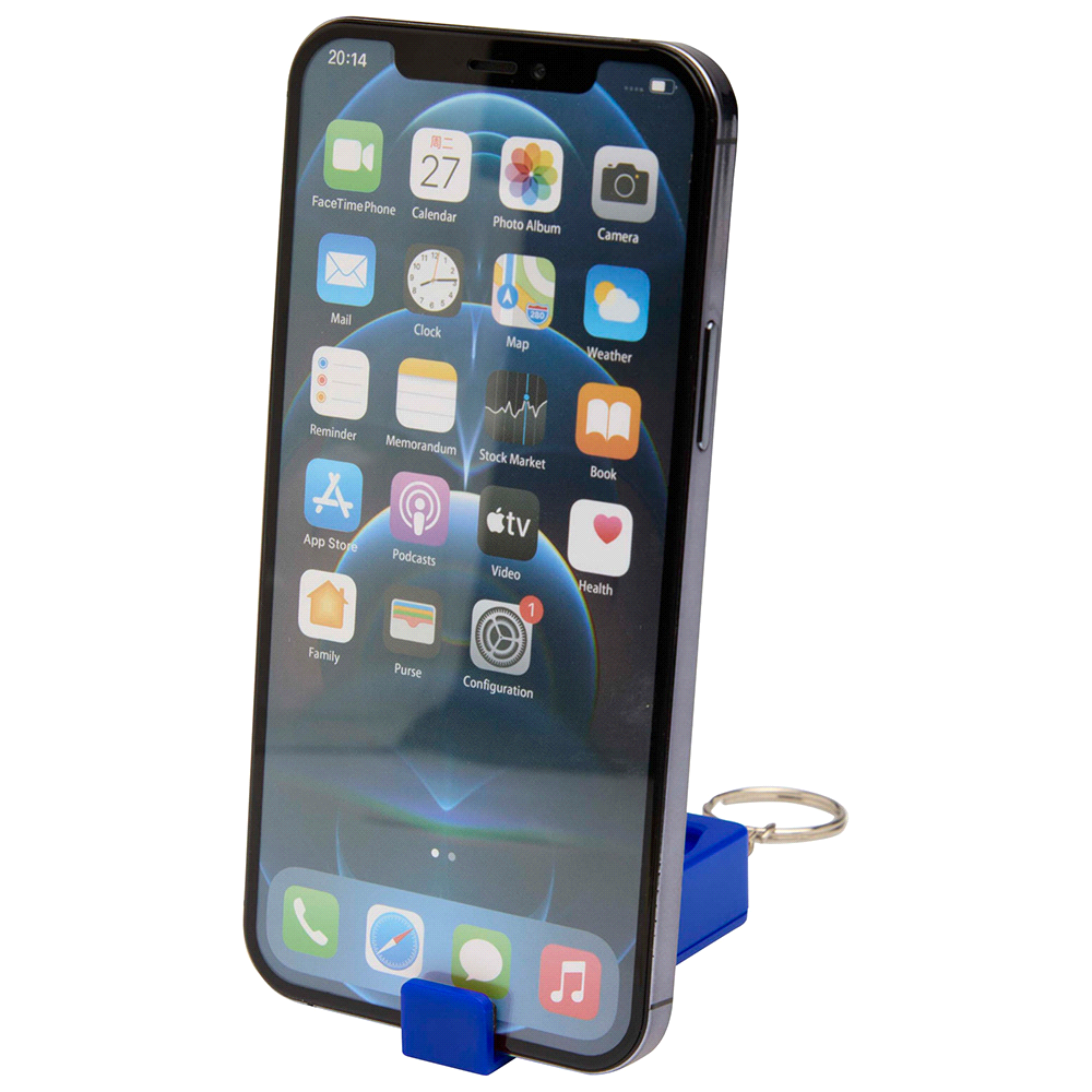 Aggia Recycled Plastic Phone Stand w/ Fidget Toy