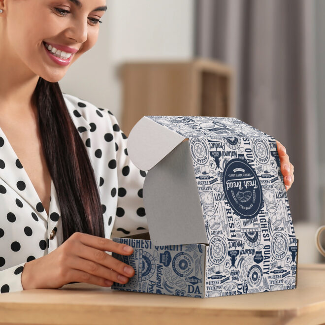 Die Cut Box with Locking Lid – 225x167x83mm