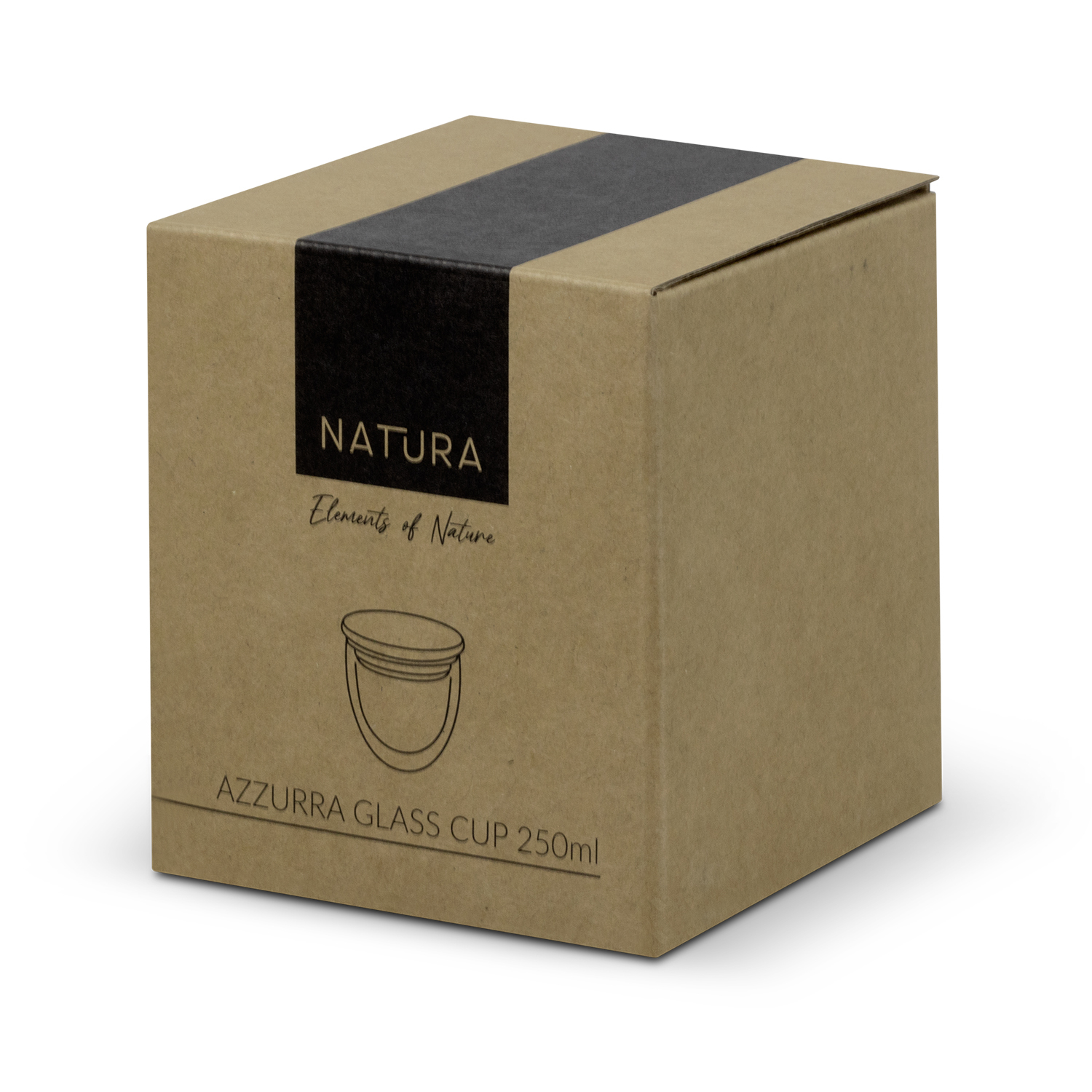 NATURA Azzurra Glass Cup – 250ml