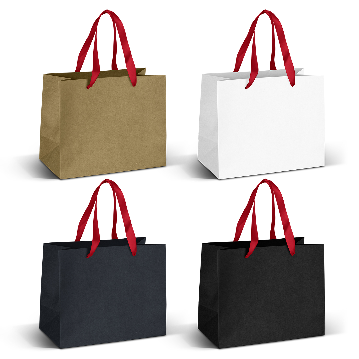 Premium Paper Bag with Ribbon Handles