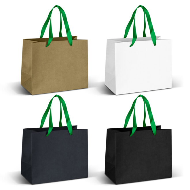 Premium Paper Bag with Ribbon Handles
