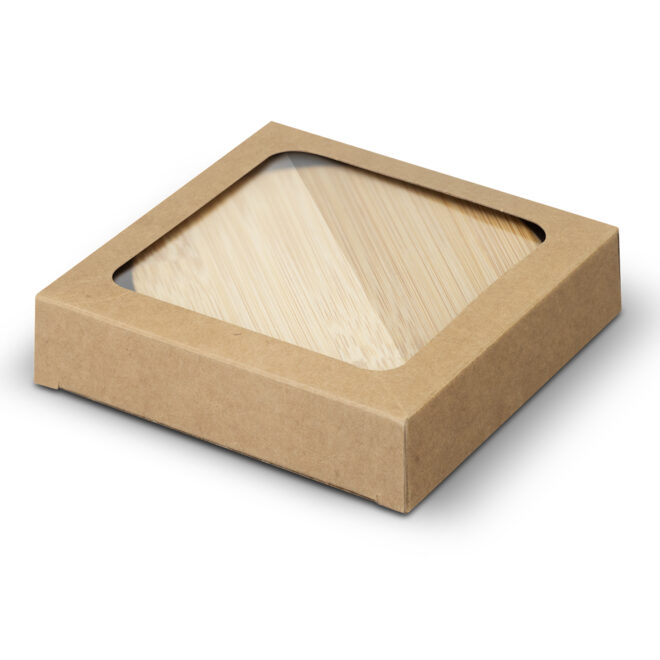 Bamboo Bottle Opener Coaster Set of 2 – Round