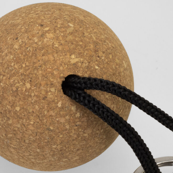 Cork Floating Key Ring – Round