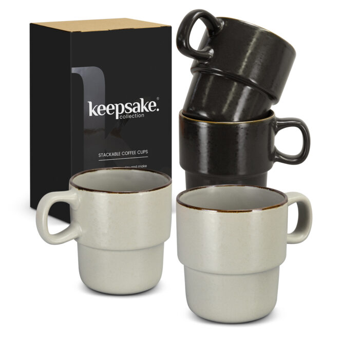 Keepsake Stackable Coffee Cup – Set of 2