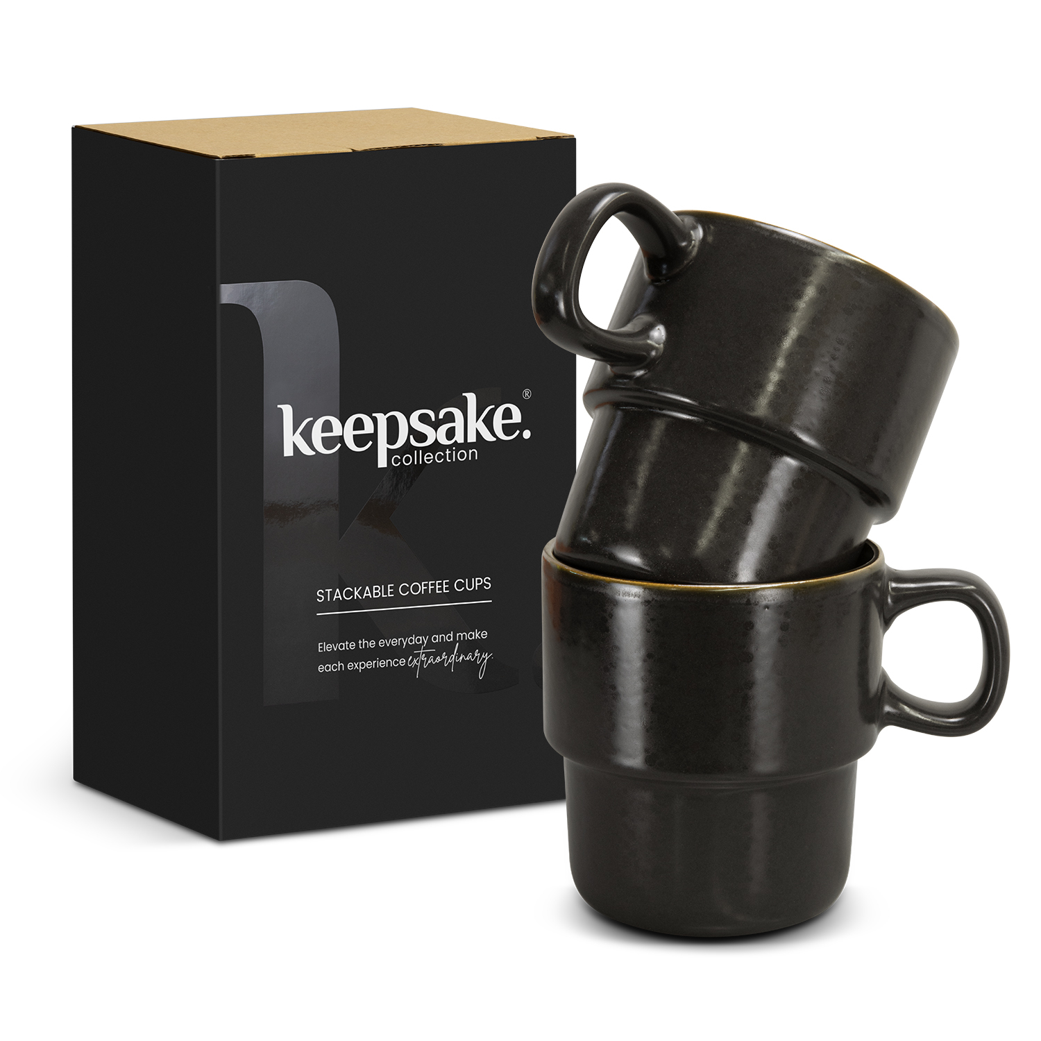 Keepsake Stackable Coffee Cup – Set of 2