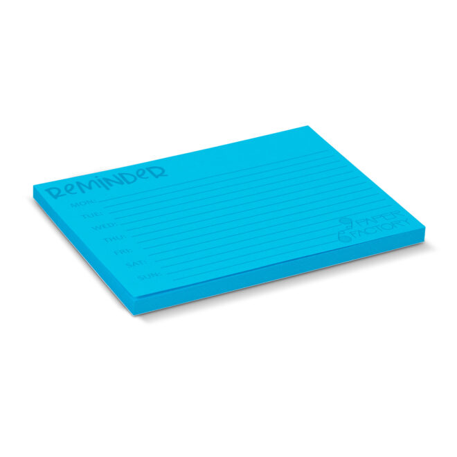 Coloured Sticky Pad 100 x 75mm – 50 Sheets