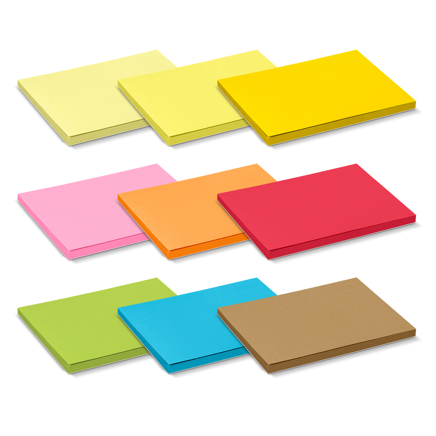 Coloured Sticky Pad 100 x 75mm – 50 Sheets