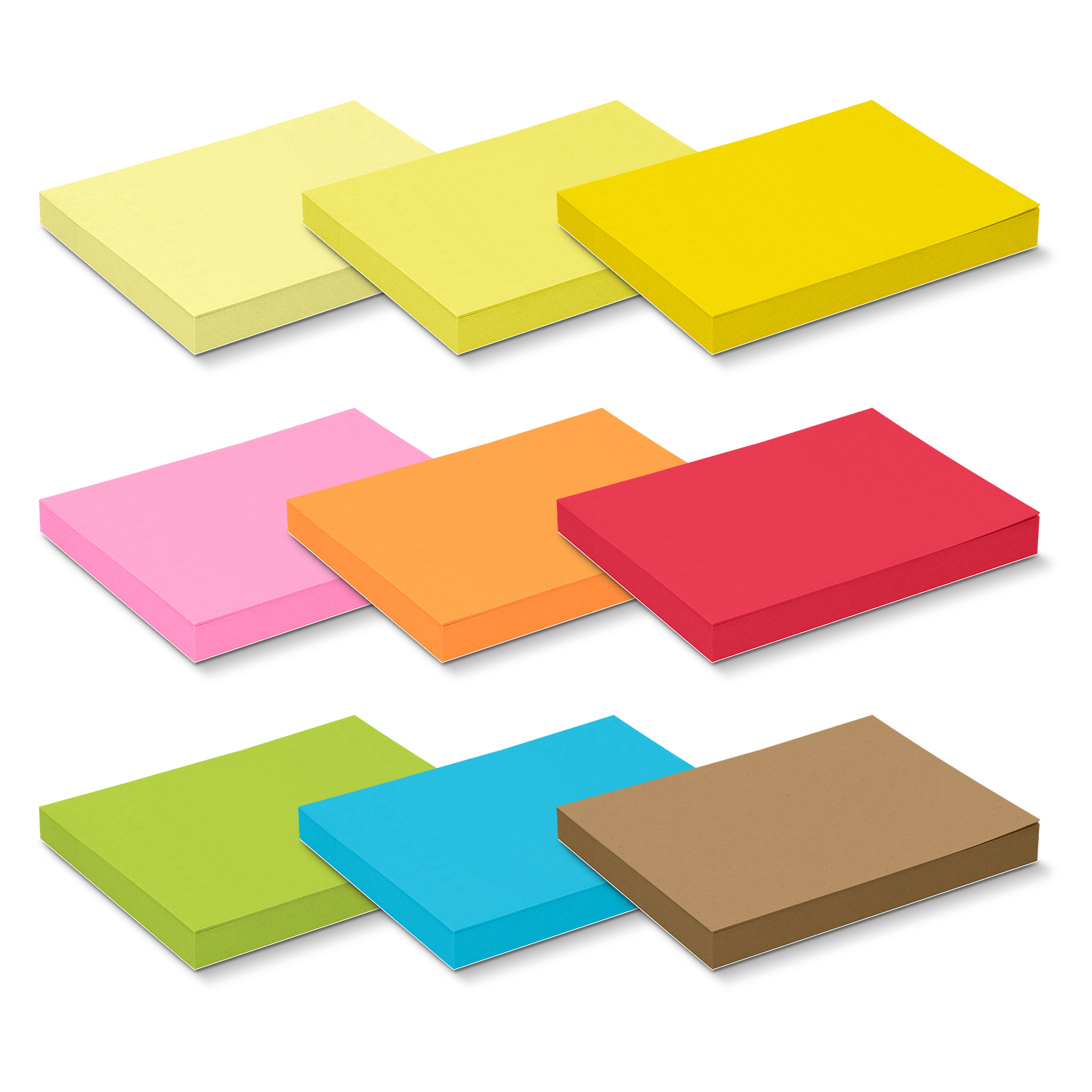 Coloured Sticky Pad 100 x 75mm – 100 Sheets