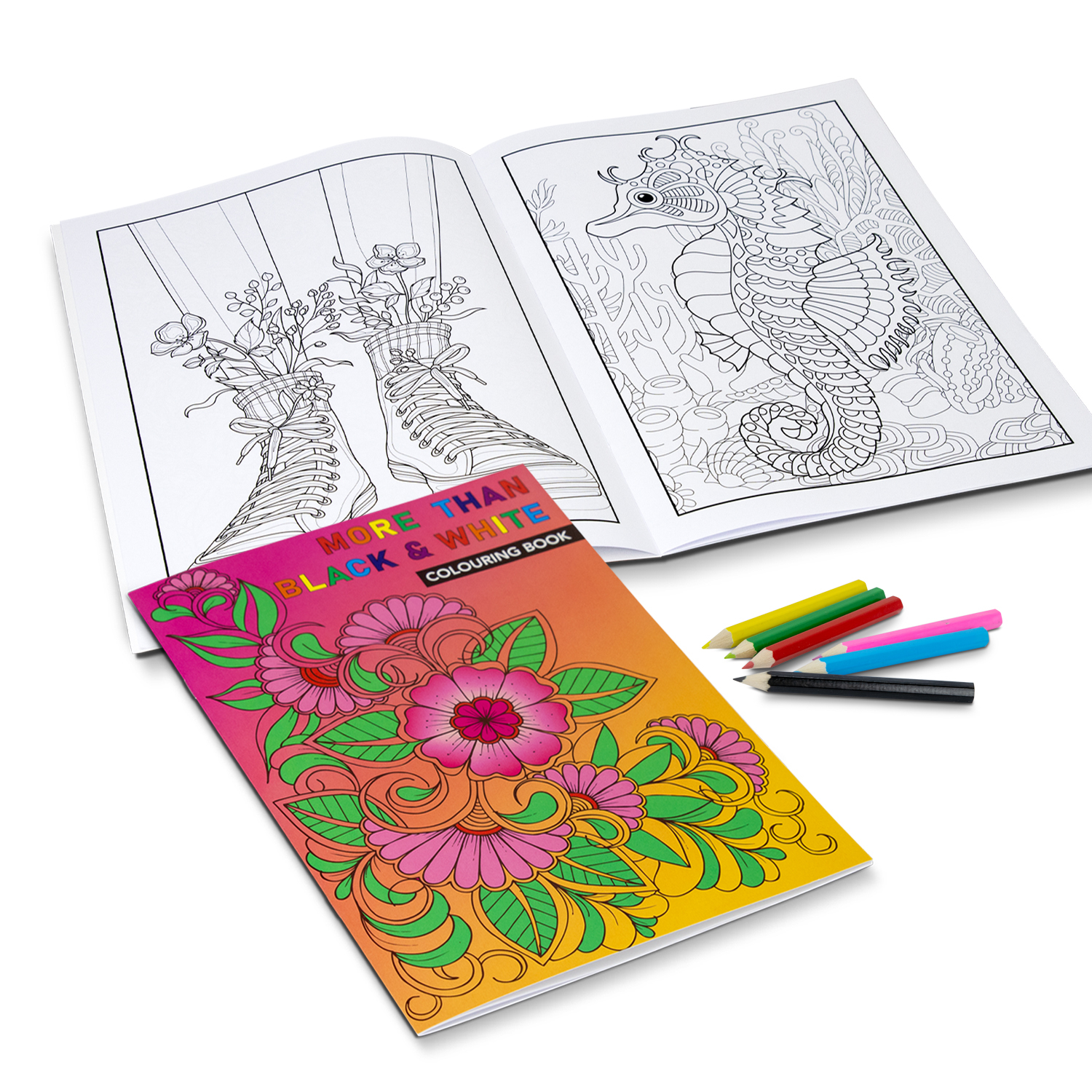 Custom Cover Colouring Book – A4