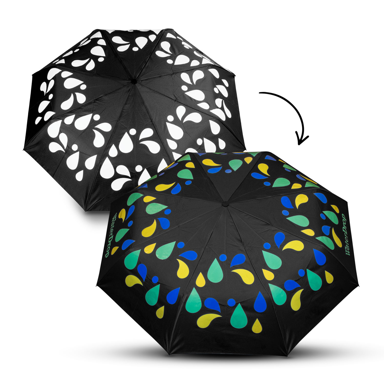 Colour Changing Compact Umbrella