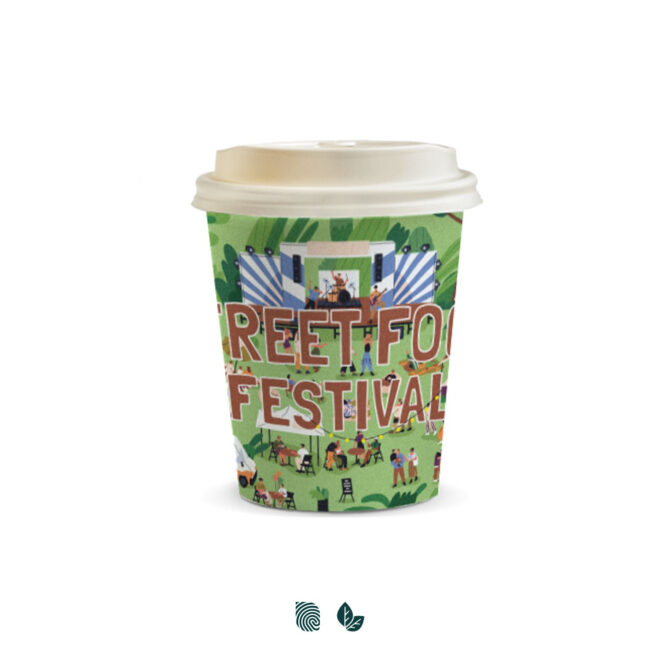 Compostable Paper Coffee Cup – 230ml