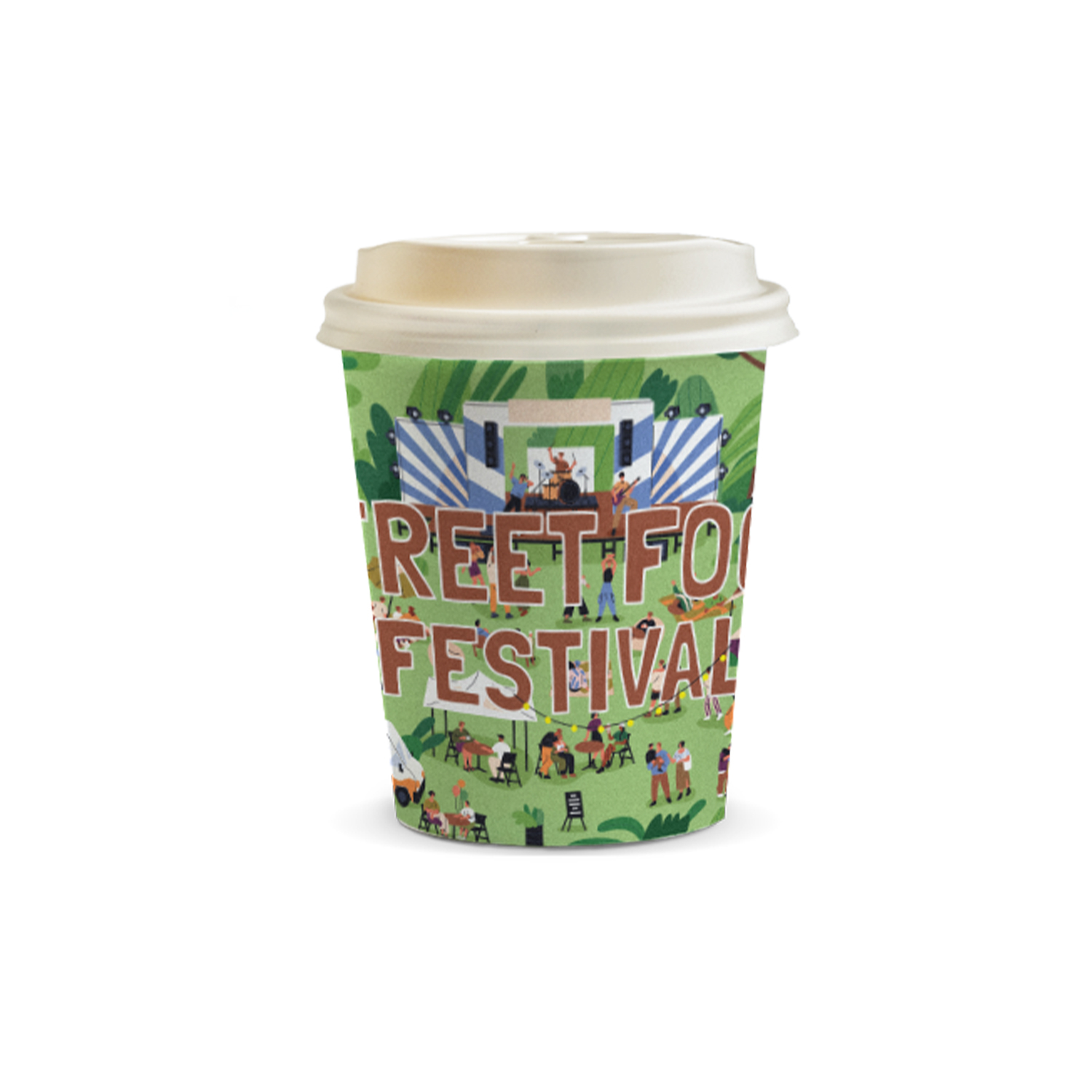 Compostable Paper Coffee Cup – 230ml