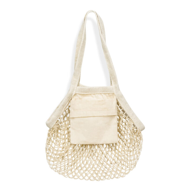Cotton Mesh Foldaway Tote Bag – Small