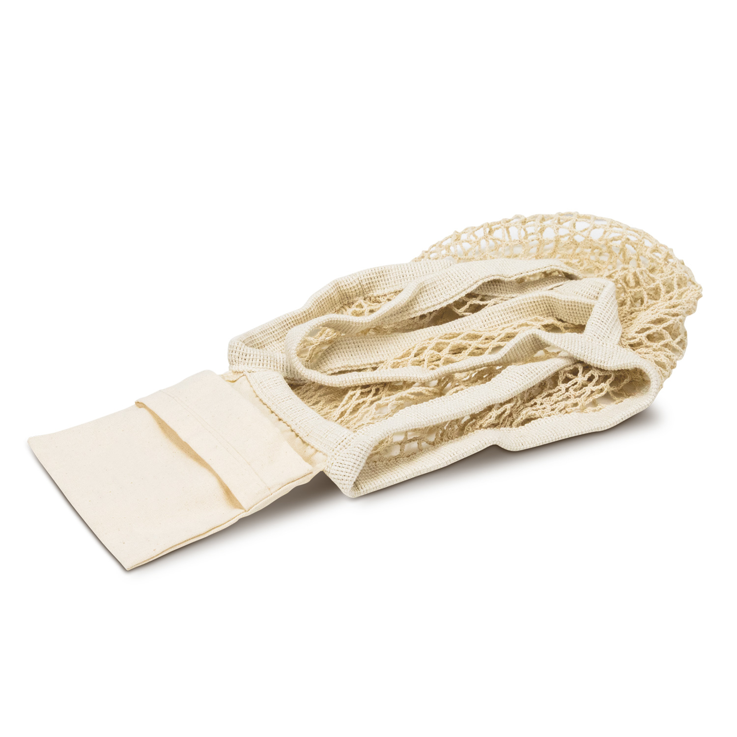 Cotton Mesh Foldaway Tote Bag – Small