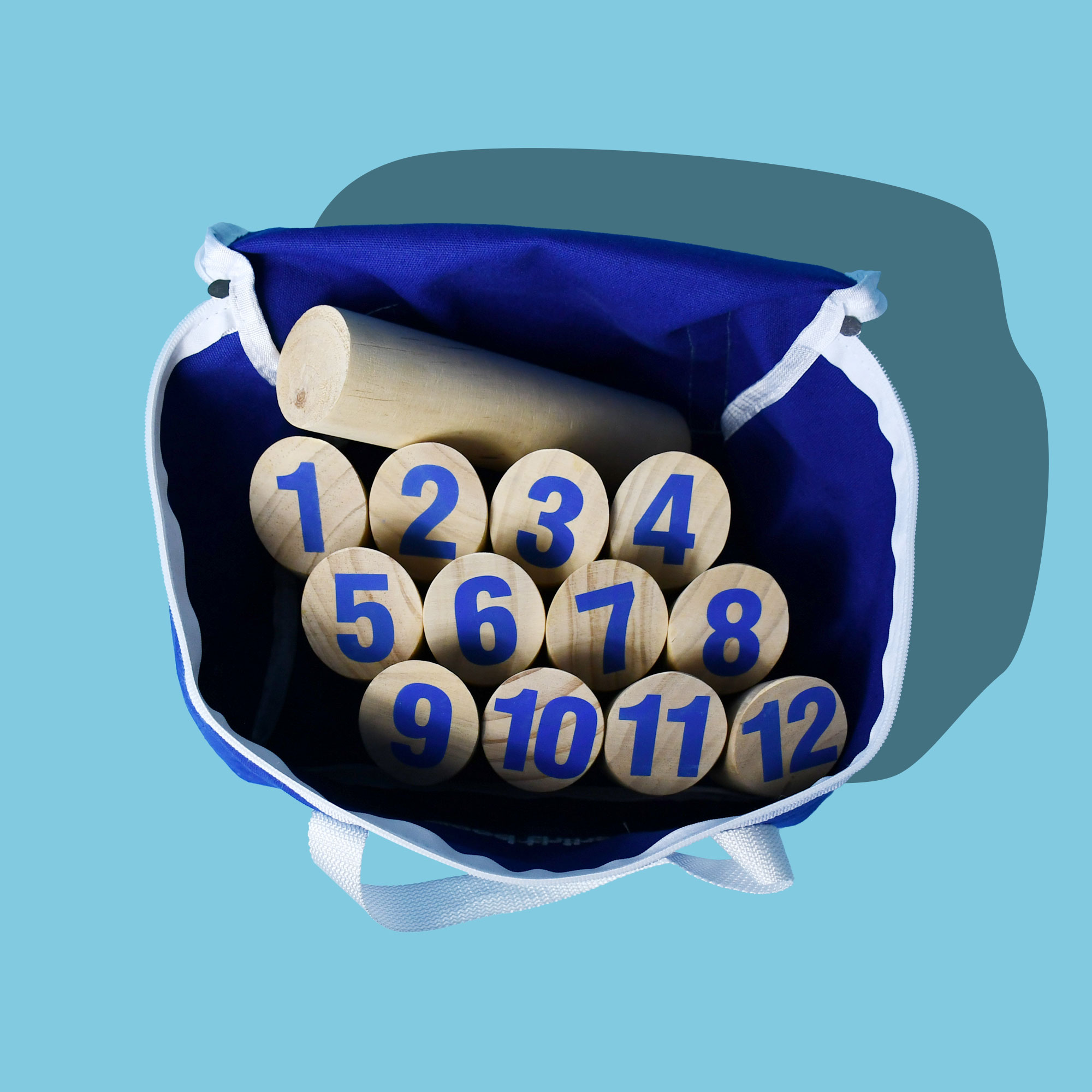 Custom Made Logging Game in Carry Bag