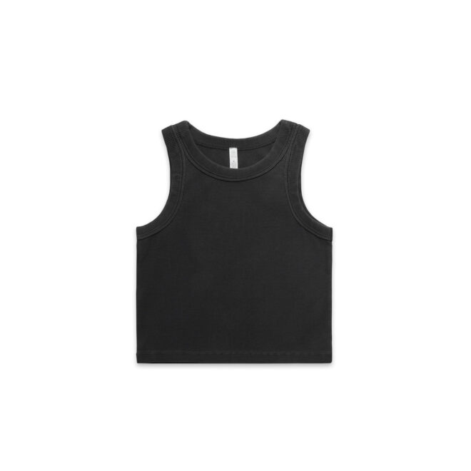Wo’s Faded Organic Rib Crop Tank | 4035