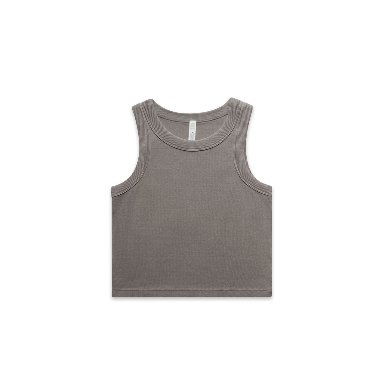 Wo’s Faded Organic Rib Crop Tank | 4035