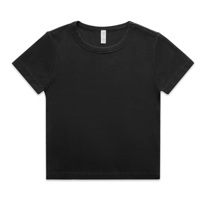 Wo’s Faded Organic Rib Tee | 4036