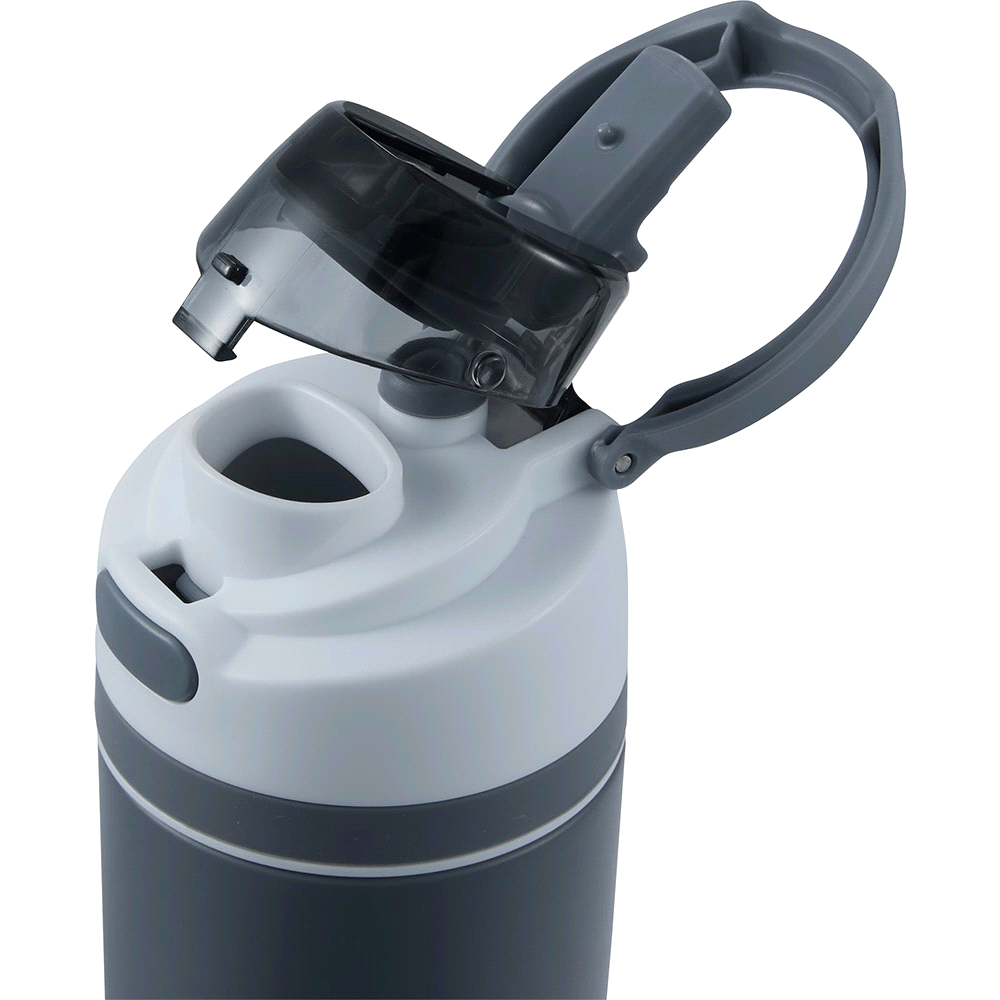 Elvin 900ml Recycled Stainless Flip Straw Bottle