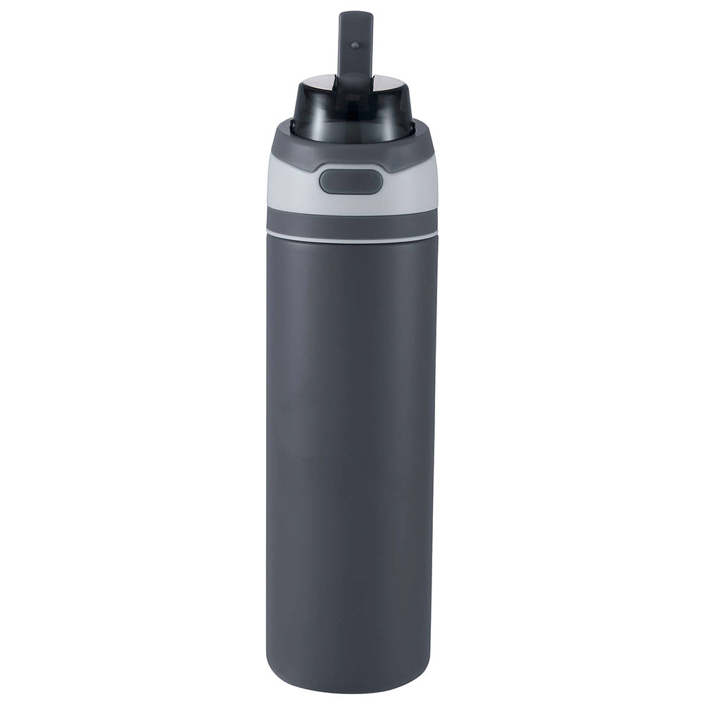 Elvin 900ml Recycled Stainless Flip Straw Bottle