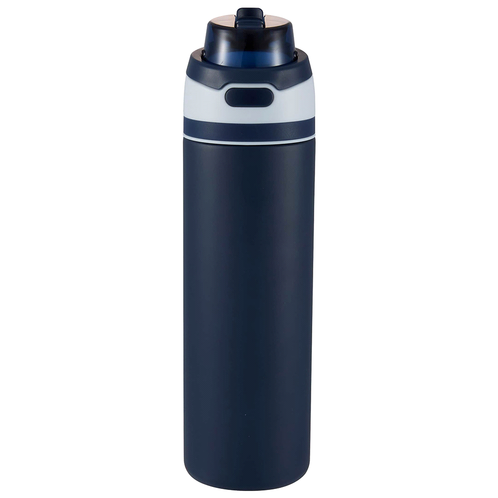 Elvin 900ml Recycled Stainless Flip Straw Bottle