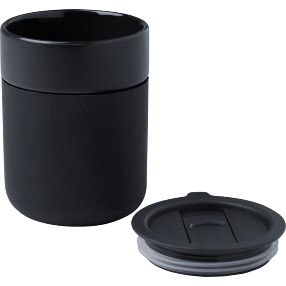 Java 330 ml Ceramic Tumbler w/ Silicone Wrap
