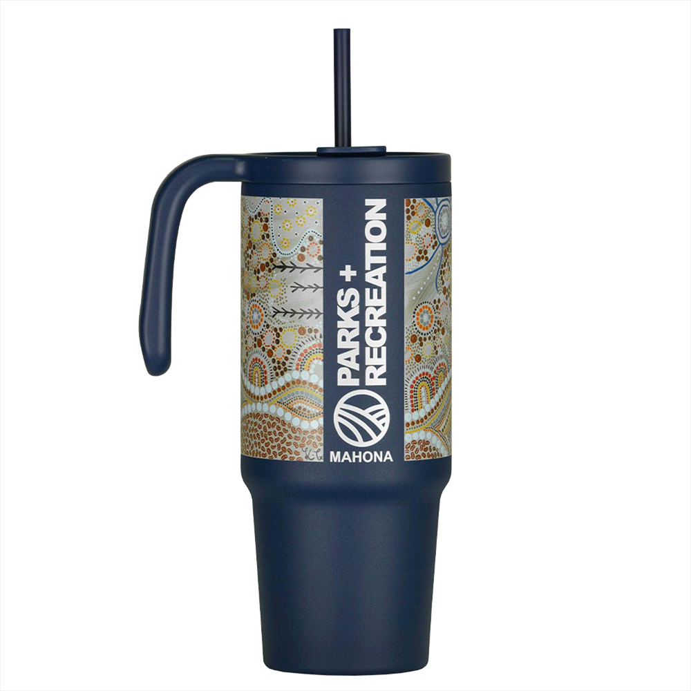The Tilly Tumbler – Recycled w/ Handle 900ml