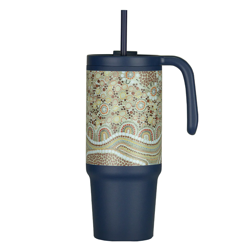 The Tilly Tumbler – Recycled w/ Handle 900ml