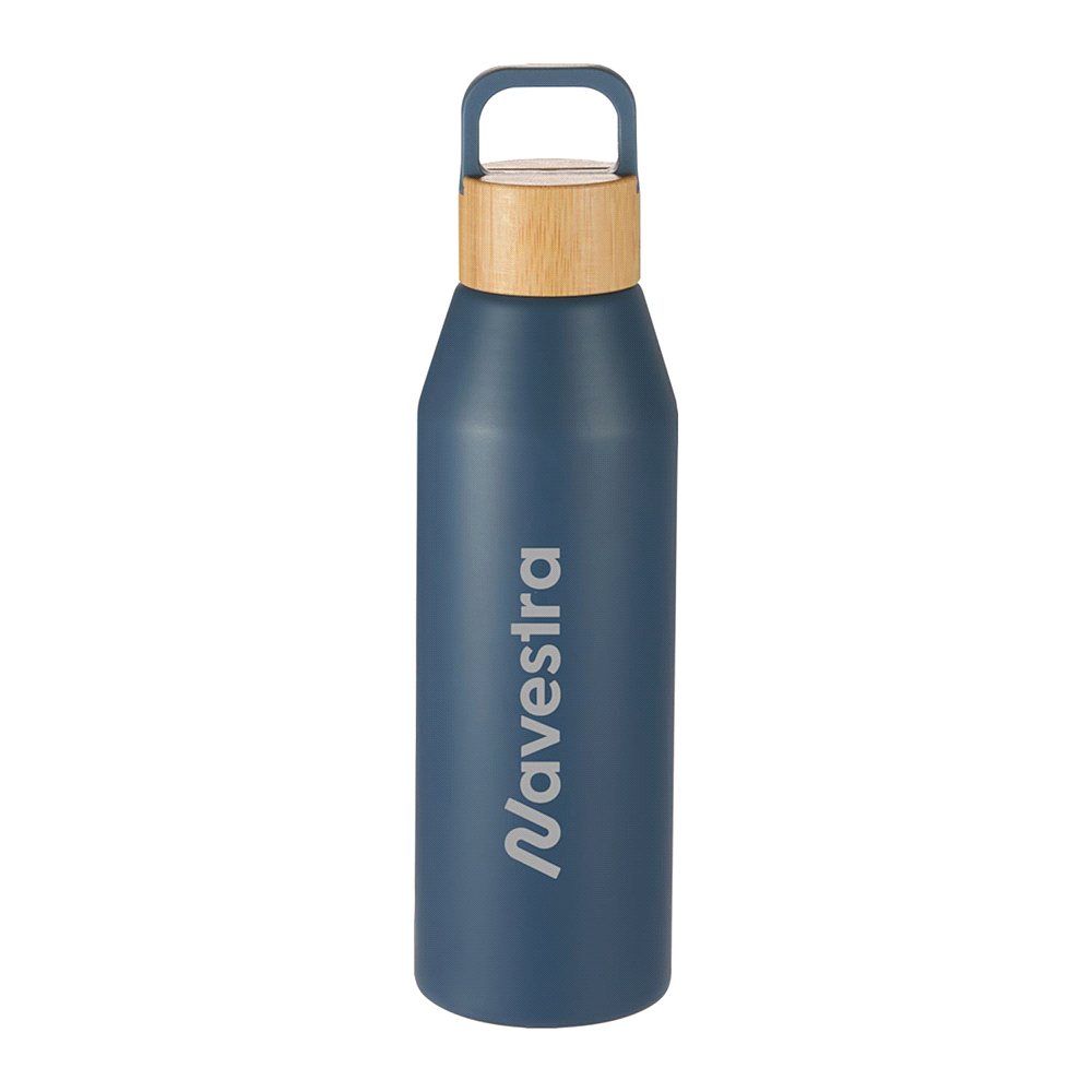 Aspen Recycled Bottle with Bamboo Lid – 1L
