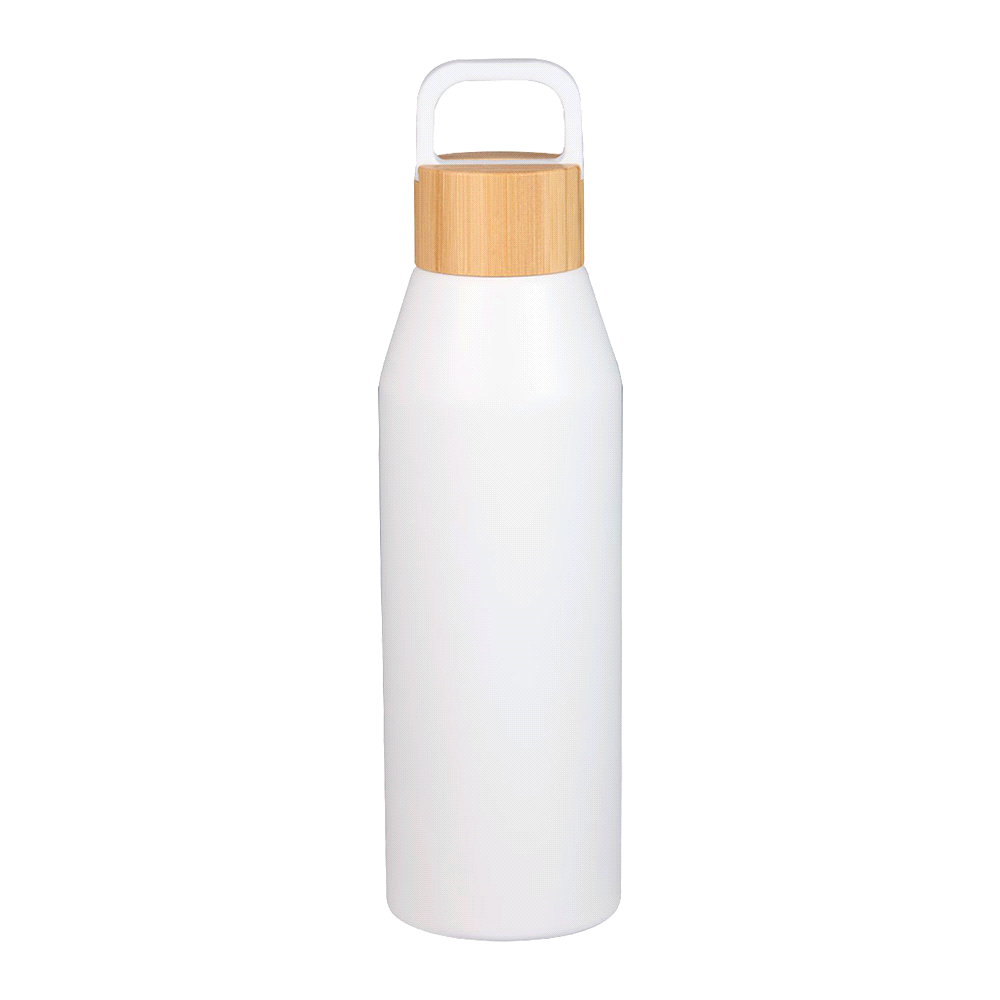 Aspen Recycled Bottle with Bamboo Lid – 1L