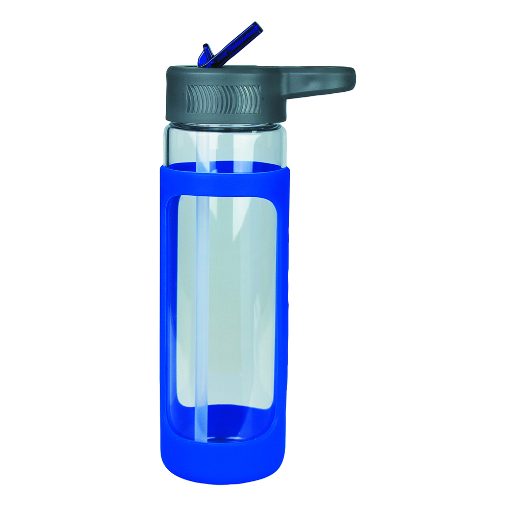 Glass Bottle w/ Silicone Cover 600ml