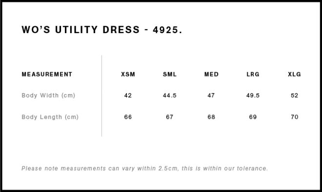 Wo’s Utility Dress